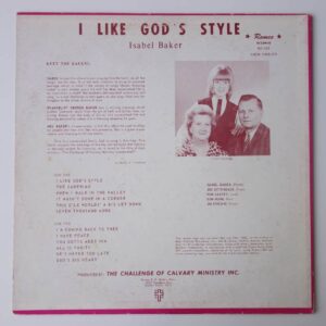 BAKER, ISABEL - I LIKE GOD'S STYLE - - Image 2