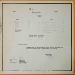 BEAR MOUNTAIN BAND - SAME - - Image 2